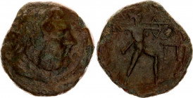 Ancient Greece Pentachalkon 221 - 208 BC, Messana (Sicily)
BAR Issue 40; CNS 51, HGC 2, 858; Copper 3,8 gr. The Mamertinoi circa. Obv: Laureate head ...