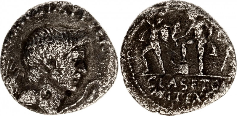 Roman Republic Denarius 42 - 40 BC, Sextus Pompey
Crawford 334, Syd 511, BMC Si...