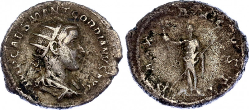 Roman Empire AR Antoninianus 238 - 244 AD
RIC 215; Silver 4.54 g.; Gordian III ...