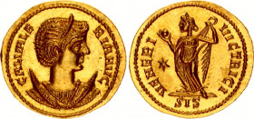Roman Empire Aureus 308 AD Galeria Valeria
RIC 196 (VI, Siscia), Depeyrot 11/7, C 4; Gold 5.37 g; Obv: GALVALERIAAVG - Diademed, draped bust right. R...