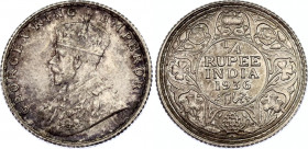 British India 1/4 Rupee 1936
KM# 518, N# 18581; Silver; George V; UNC