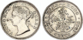 Hong Kong 5 Cents 1900
KM# 5, N# 3079; Silver; Victoria; XF+