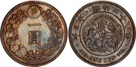Japan 1 Yen 1905 (38)
Y# A25.3, N# 5505; Silver; Meiji; XF/AUNC with nice toning