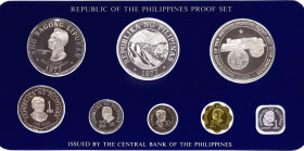 Philippines Annual Coin Set 1977
KM# PS 11; With Silver, Proof; With original box & certificate