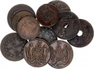 Sarawak & British North Borneo Lot of 11 Coins 2nd Half of 19th Century
Various Countries, Dates & Denominations; VF-AUNC