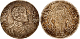 Thailand 1 Salung 1917
Y# 43a, N# 12234; Silver; Rama VI; XF/AUNC