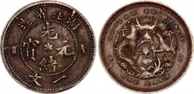 China Hupeh 1 Cash 1906 (ND)
Y# 121; N# 34933; Copper 0,95 g.; VF+