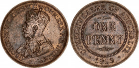 Australia 1 Penny 1913
KM# 23, N# 1269; George V; XF+