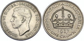 Australia 1 Crown 1937
KM# 34, N# 12503; Silver; Coronation of King George VI; AUNC with minor hairlines