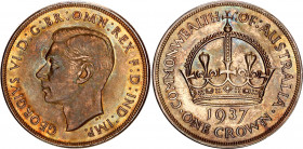 Australia 1 Crown 1937
KM# 34, N# 12503; Silver; Coronation of King George VI; XF-AU with beautiful toning