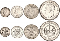 Australia Lot of 4 Coins 1937 - 1951
Silver; Various Dates & Denomination; XF/UNC