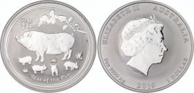 Australia 1 Dollar 2019
N# 150358; Silver; Year of the Pig; UNC