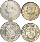Czechoslovakia 50 & 100 Korun 1949
KM# 28 & 30; N# 3975 & 17467; Silver; 70th Birthday - Josef V. Stalin; UNC