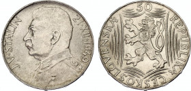 Czechoslovakia 50 Korun 1949
KM# 28; Schön# 36; N# 3975; Silver; 70th Birthday of Josef V. Stalin; UNC Toned