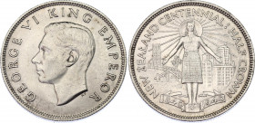 New Zealand 1/2 Crown 1940
KM# 14; N# 18188; Silver; George VI; 100th anniversary of New Zealand; Mint: London; UNC Toned
