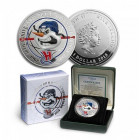 Niue 1 Dollar 2013 Hockey Club Sibir
Silver Proof; Hockey Club Sibir; Mintage 3000 - Rare official coin! Price in Krause = 85$. 1 Oz 999 Silver.