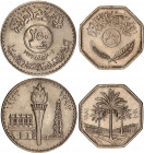 Iraq 2 x 250 Fils 1972 - 1981 AH 1293 - 1401
KM# 138, 147; UNC