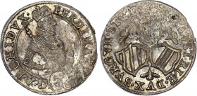Austria Styria 3 Kreuzer 1597
Her# 85; N# 162120; Silver; Ferdinand II; Mint: Graz; XF, worn die.