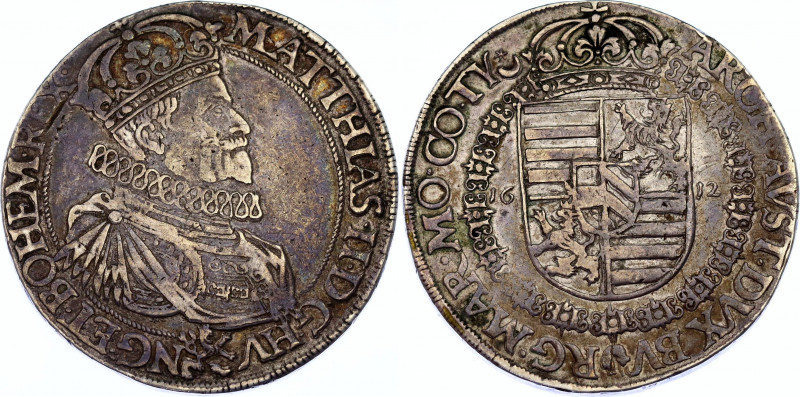 Austria Prague Taler 1612
Janovský 14, Dietiker 504, Halačka 500. Matthias II. ...