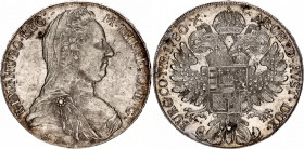 Austria Taler 1780 (1817 - 1833) Restrike
KM# T1, N# 7393; Silver; Maria Theresia; XF/AUNC