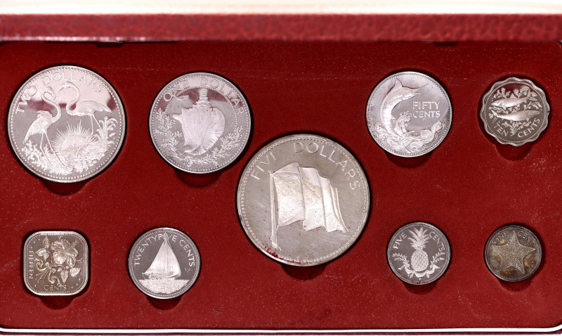 Bahamas Annual Coin Set 1974
KM# PS10; With Silver, Proof; With original packag...