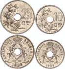 Belgium 5 & 10 Centimes 1926
KM# 86 & 69; Copper-Nickel; Albert I; Mint: Brussels; UNC