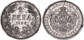 Bulgaria 2 Leva 1923 NGC UNC
KM# 36, N# 33596; Aluminium-bronze; Boris III; NGC UNC Det. rev. cleaned