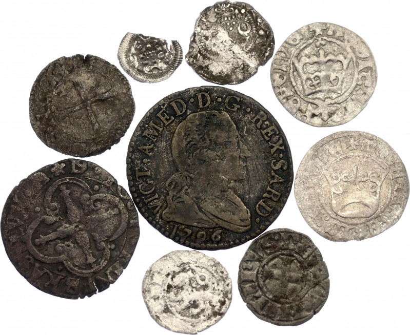 Europe Lot of 5 Silver Coins 16th - 19th Centuries
Various Countries, Dates & D...