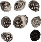 Russia Lot of 8 Coins 1547 - 1575
Silver.