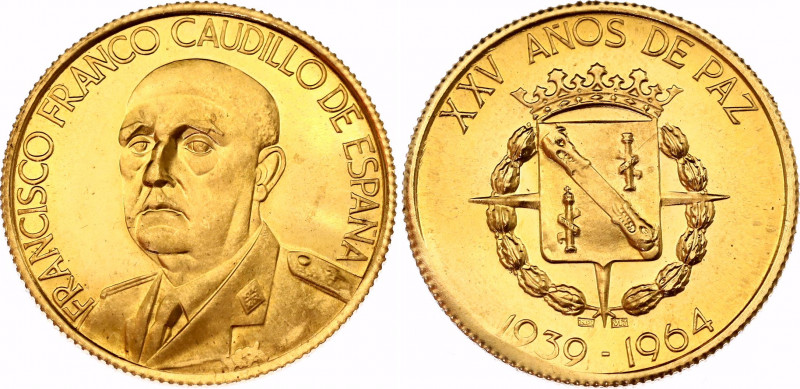 Spain Gold Medal "Francisco Franco - XXV Years of Peace" 1964 (ND)
Gold (.917) ...