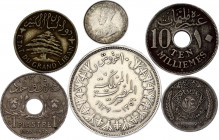 World Lot of 6 Coins 1917 - 1947
With Silver; Various Countries, Dates & Denomination