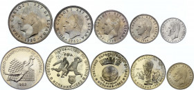 World Lot of 10 Coins 1982 "FIFA 1982"
Proof & UNC; Various Countries, Dates & Denominations