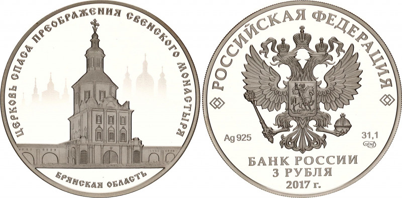 Russian Federation 3 Roubles 2017
CBR# 5111-0364, N# 162819; Silver., Proof; Sa...