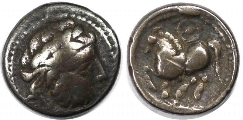 Keltische Münzen, NORICUM. Drachme ca. 1. Jhdt. v. Chr. Silber. 2,4 g. 14,0 mm. ...