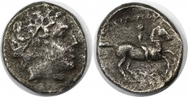 Griechische Münzen, MACEDONIA. MAKEDONISCHE KÖNIGE. Philipp II., 359-336 v. Chr. 1/5 Tetradrachme (2,28 g) 323-316 v. Chr. Mzst. Amphipolis. Vs.: Apol...