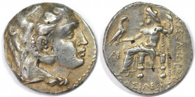 Griechische Münzen, MACEDONIA. Alexander III. der Große, 336 - 323 v. Chr. Tetradrachme (16,48 g). ca. 323-317 v. Chr. Mzst. unbestimmt in Phönizien. ...