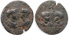 Römische Münzen, MÜNZEN DER RÖMISCHEN KAISERZEIT. Cilicia, Seleukeia in Calycinum. Gordianus III. Pius und Tranquillina. Ae 37, 238-244 n. Chr. (18.38...