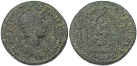 Römische Münzen, MÜNZEN DER RÖMISCHEN KAISERZEIT. RÖMISCHE PROVINZIALPRÄGUNGEN. PHRYGIA. CADI. Tranquillina, 241-244 n. Chr. AE Großbronze (12,34 g). ...