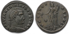 Römische Münzen, MÜNZEN DER RÖMISCHEN KAISERZEIT. Maximinus II. (305-313 n. Chr). Follis 305-309 n. Chr. (6.33 g. 24.5 mm) Vs.: GAL VAL MAXIMINVS NOB ...