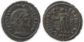 Römische Münzen, MÜNZEN DER RÖMISCHEN KAISERZEIT. Licinius I. (308-324 n. Chr). Follis. (3.62 g. 23 mm) Vs.: IMP C VAL LICIN LICINIVS PF AVG, Kopf mit...