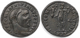 Römische Münzen, MÜNZEN DER RÖMISCHEN KAISERZEIT. Maximinus II. (309-313 n. Chr). Follis. (4.55 g. 21.5 mm) Vs.: IMP C GAL VAL MAXIMINVS PF AVG, Kopf ...