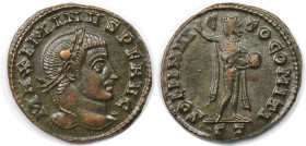 Römische Münzen, MÜNZEN DER RÖMISCHEN KAISERZEIT. Maximinus II. (310-313 n. Chr). Follis. (3.64 g. 22 mm) Vs.: MAXIMINVS PF AVG, Kopf mit Lorbeerkranz...