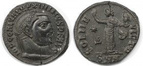 Römische Münzen, MÜNZEN DER RÖMISCHEN KAISERZEIT. Maximinus II. (310-313 n. Chr). Follis. (4.60 g. 21 mm) Vs.: IMP C GAL VAL MAXIMINVS PF AVG, Kopf mi...