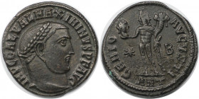 Römische Münzen, MÜNZEN DER RÖMISCHEN KAISERZEIT. Maximinus II. (310-313 n. Chr). Follis. (4.42 g. 21 mm) Vs.: IMP C GAL VAL MAXIMINVS PF AVG, Kopf mi...