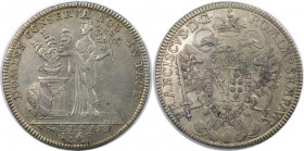 Altdeutsche Münzen und Medaillen, NÜRNBERG, STADT. Taler 1765 SS-GNR, auf den Frieden zu Hubertusburg. Stehende Noris. Silber. Dav. 2490, Schön 62. Fa...