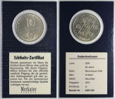 Deutsche Münzen und Medaillen ab 1945, Deutsche Demokratische Republik bis 1990. 20 Jahre Warschauer Pakt. 10 Mark 1975. Neusilber. Jaeger 1557. Beste...
