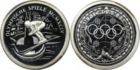 Deutsche Münzen und Medaillen ab 1945, BUNDESREPUBLIK DEUTSCHLAND. Olympische Spiele MCMXCIV. Medaille 1994, Silber. Polierte Platte