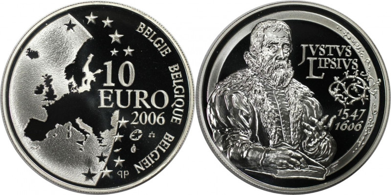 Europäische Münzen und Medaillen, Belgien / Belgium. 400. Todestag von Justus Li...