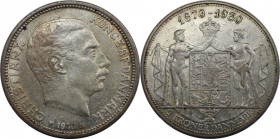 Europäische Münzen und Medaillen, Dänemark / Denmark. Christian X. (1912-1947). Auf den 60. Geburtstag des Königs. 2 Kroner 1930. Silber. KM 829. Sehr...