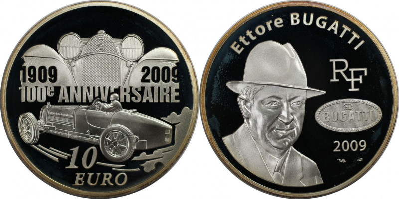 Europäische Münzen und Medaillen, Frankreich / France. 100 Jahre Ettore Bugatti....